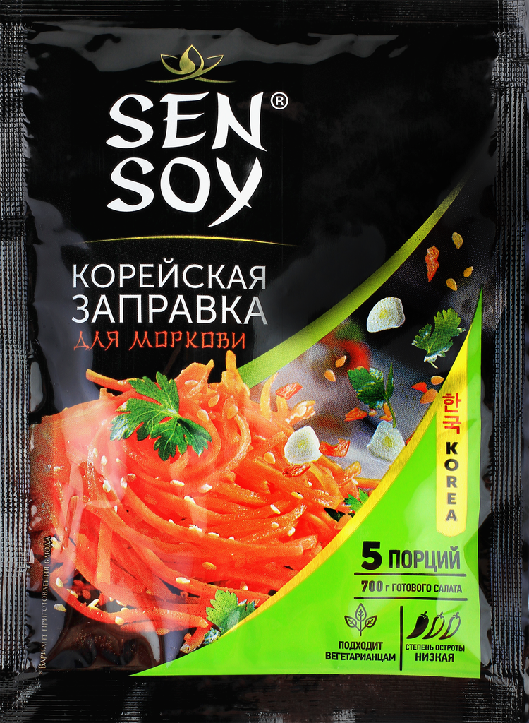 Заправка Sen Soy Корейская для моркови 47% 80г Состра - фото №12
