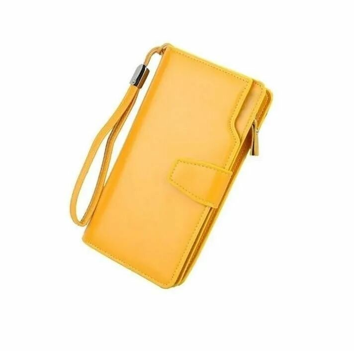 фото Женский клатч из экокожи. голубой