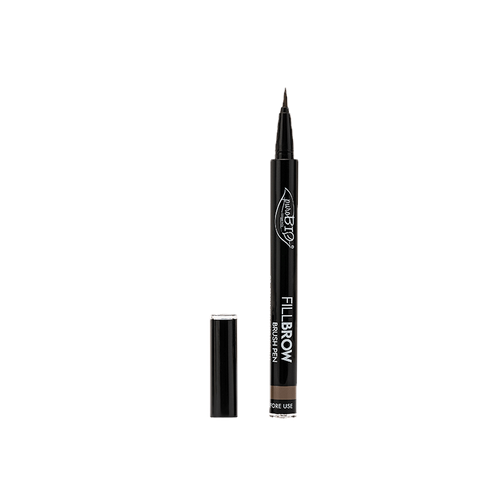 Фломастер для бровей Fillbrow Brush Pen 02 мягкий коричневый 07 мл PuroBio Cosmetics ПуроБио Косметикс 1650₽