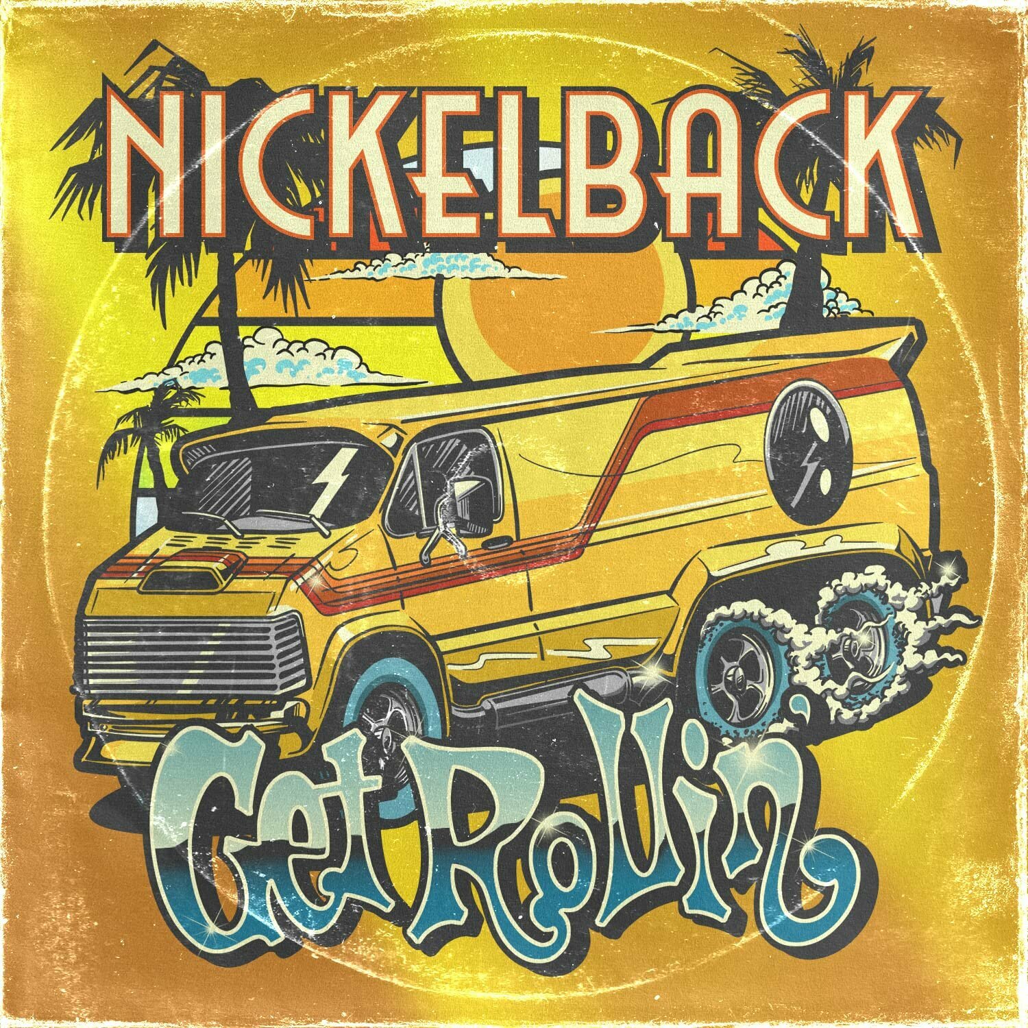 Виниловая пластинка Nickelback. Get Rollin. Transparent Orange (LP)