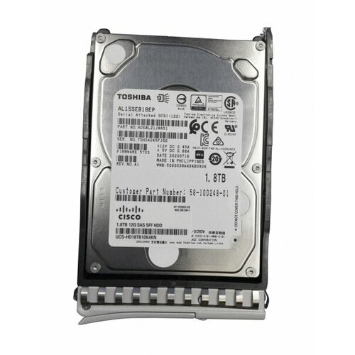 Жесткий Диск Cisco HDEBL21JWA51 18Tb 10500 SAS 25 HDD 79880₽