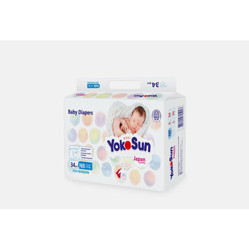 Подгузники YokoSun 2-5 кг 34мл 2720₽