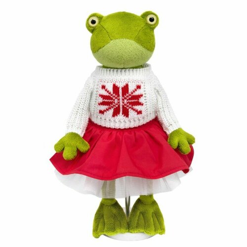 Мы - Кваковские Мягкая игрушка «Оливия Кваковская», в свитере с орнаментом, 24 см