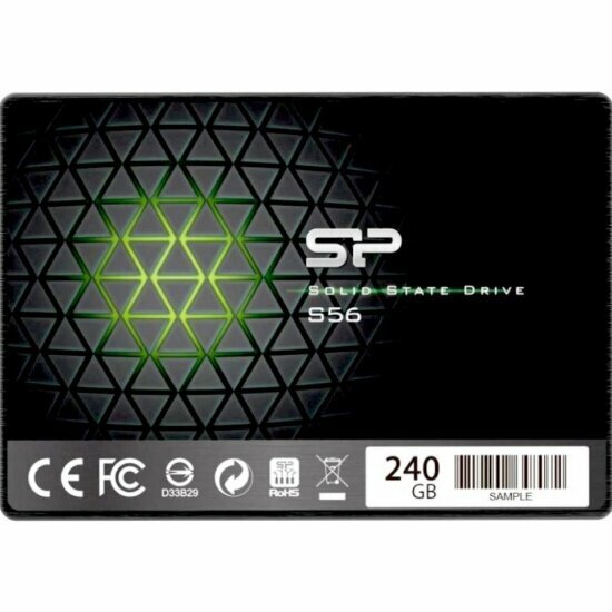 Накопитель SSD Silicon Power 2.5" 240Гб SATA (SP240GBSS3S56B25)