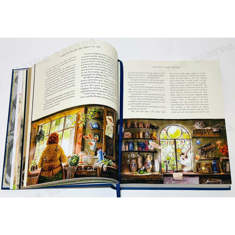 Rowling J.K. "Harry Potter and the Goblet of Fire Illustrated Edition Роулинг Дж.К. Гарри Поттер и Кубок огня иллюстрированное издание на английском языке" - фото №5