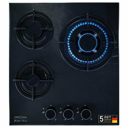 Варочная панель Krona Cortesia 45 BL черный 1889900₽
