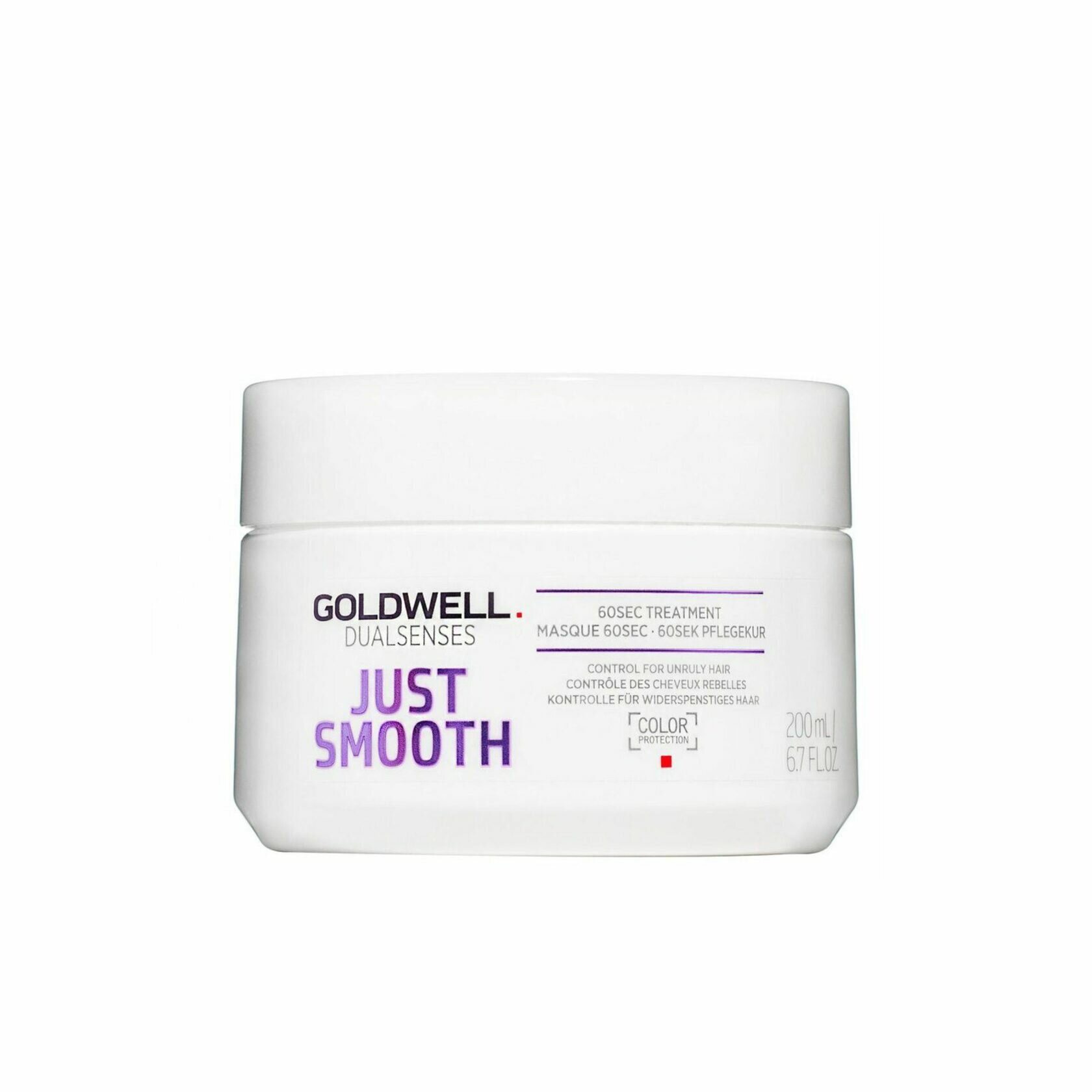 Goldwell Dualsenses Just Smooth Интенсивный уход за 60 секунд для непослушных волос, 200 мл, банка