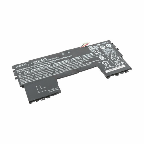 аккумуляторная батарея для ноутбука acer aspire s7 191 7 4v 3790mah 28wh ap12e3k Аккумулятор для Acer Aspire S7-191 (AP12E3K)