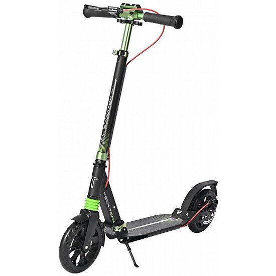 Самокат Tech Team City scooter Disk Brake green