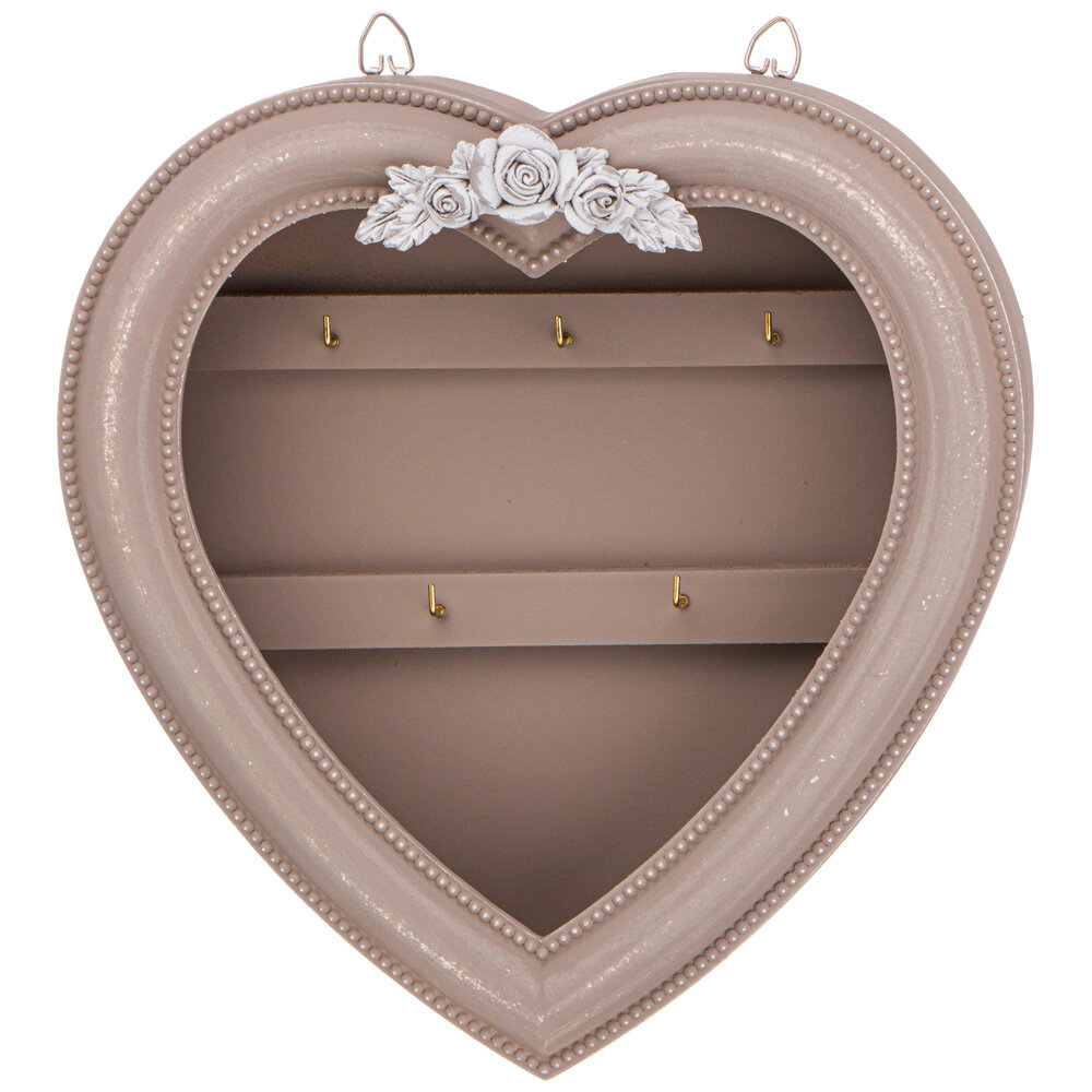 Ключница Lefard Home дерево 5 крючков цвет бежевый 27х8х29 см 222-770 026558