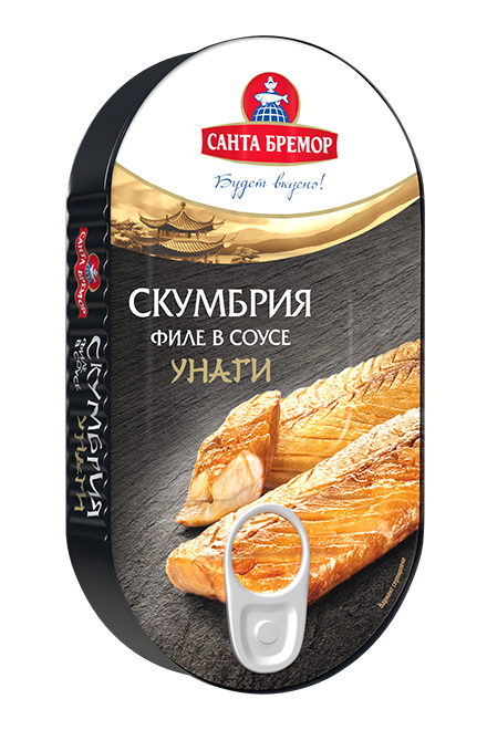 Скумбрия Санта Бремор Будет вкусно, филе в соусе унаги