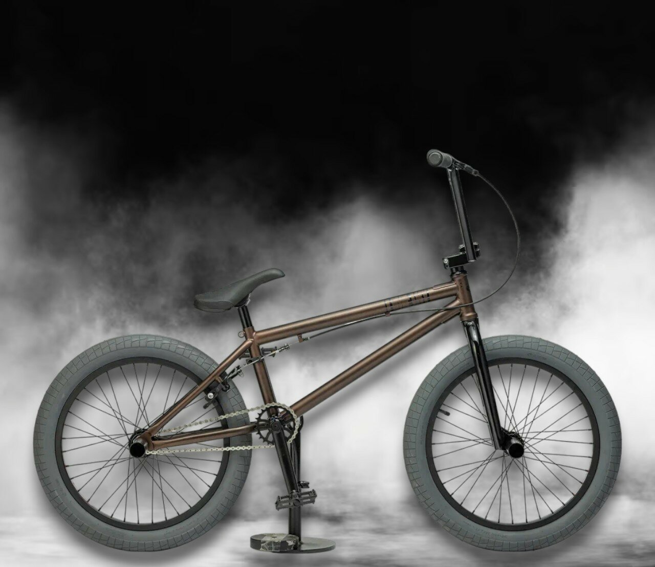 фото Велосипед трюковый BMX TIMETRY TT294, 20 колеса, коричневый