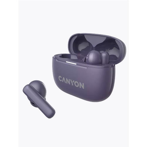 Беспроводные bluetooth наушники Canyon OnGo TWS-10 ANC Фиолетовый CNSTWS10PL 2925₽