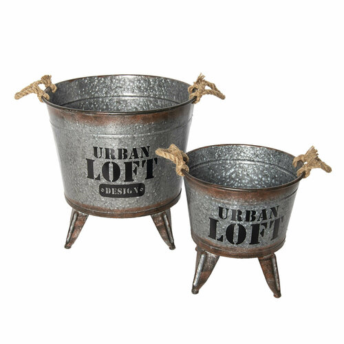 Набор из двух кашпо Clayre&Eef 35*36/50*48 см, 57701