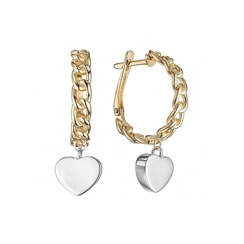 Серьги YA ZOLOTO, красное, желтое золото, 585 проба, , желтый