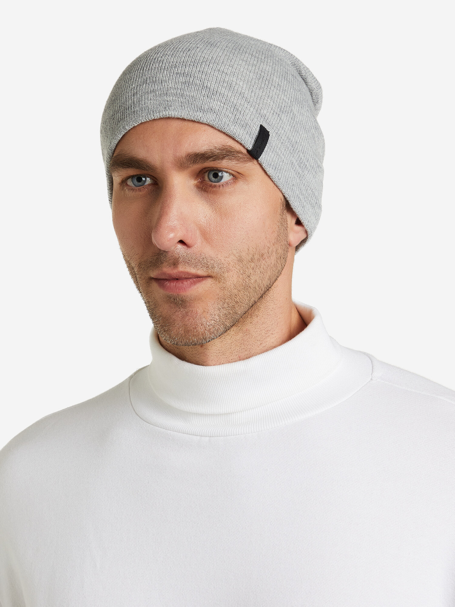Шапка-бини Demix для мужчин и женщин, размер one size, светло-серый — фото 1