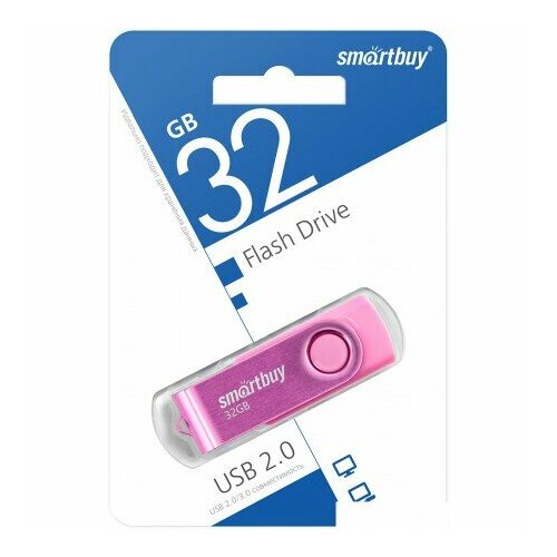 USB Flash SmartBuy Twist 32GB (розовый)