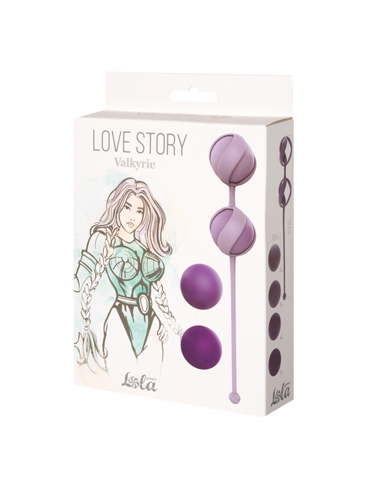Набор Сменных Вагинальных Шариков Love Story Valkyrie Purple