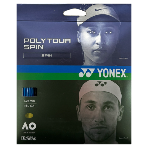 Струны Yonex POLY TOUR SPIN BLUE (1.25мм / 12м)