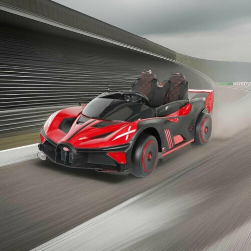 Электромобиль полноприводный Bugatti sport 24V 4х4 красный детский электромобиль toyota джип farfello jj300 двухместный mp 3 провод aux usb вход цвет черный