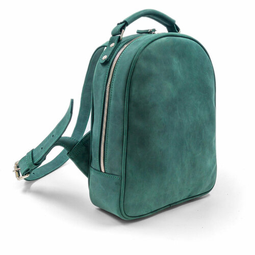Рюкзак тоут J. Audmorr Dee JA1471, фактура бархатистая, зеленый
