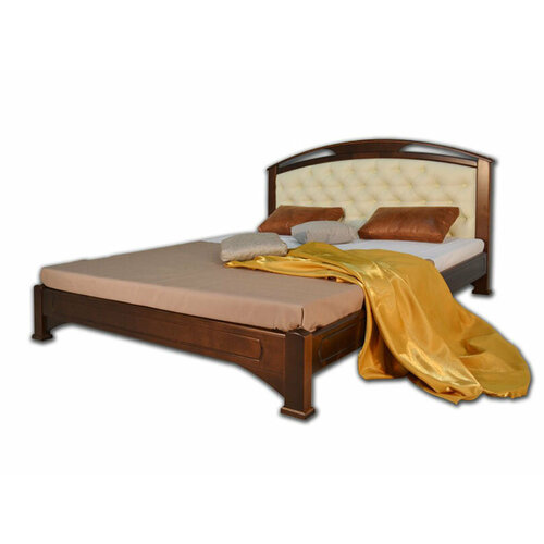 Кровать Омега-2 деревянная 90х200 см из массива дерева односпальная Сосновый Дом