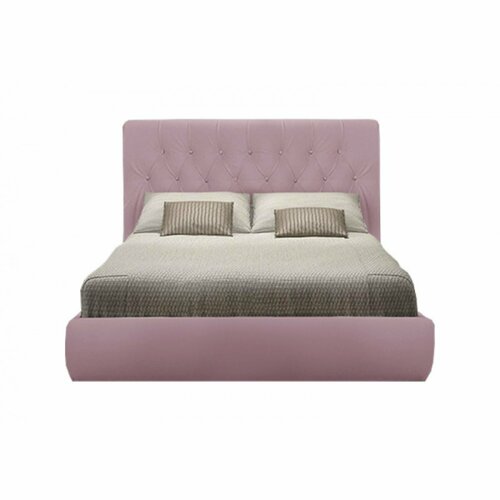 Кровать №4 1,4*2,0 м с подъемным механизмом - Банни 06 (микровелюр), Стразы