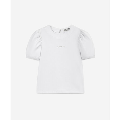 Блуза Gulliver, размер 140, белый