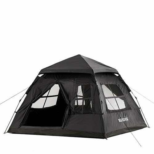Палатка кемпинговая BlackDog Two Doors And Four Windows Tent Vinyl Black 19239₽