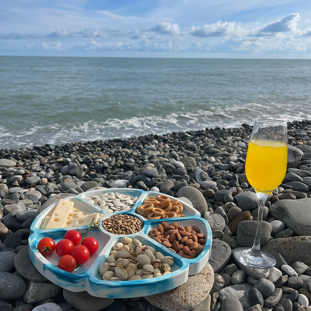 фото Менажница 30 см из гипса