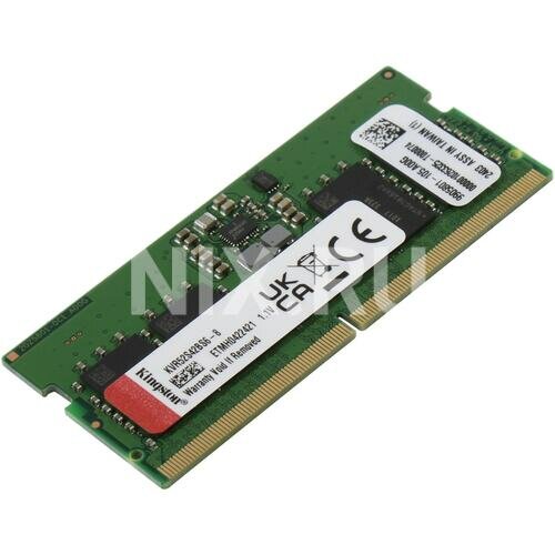 Модуль памяти SODIMM DDR5 8GB Kingston PC5-41600 5200MHz CL42 1RX16 1.1V 262-pin 16Gbit - фото №3