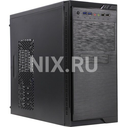 Корпус mATX Exegate EX283236RUS minitower, UN400, 120mm 2*USB+2*USB3.0, Audio, black - фото №4