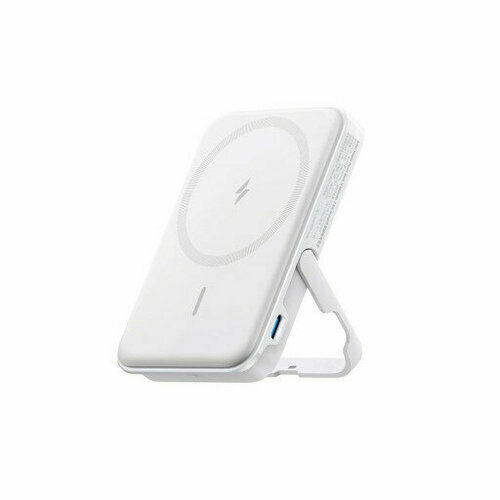 Внешний аккумулятор Anker 322 MagGo Power Bank Magnetic And Slim With Foldable Stand 5000 мАч A1618H11 белый 3990₽