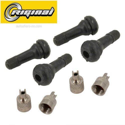 RIGINAL RG3100002 Комплект ниппелей с колпачками для бескамерных шин R14R15R16R17 Riginal 991₽