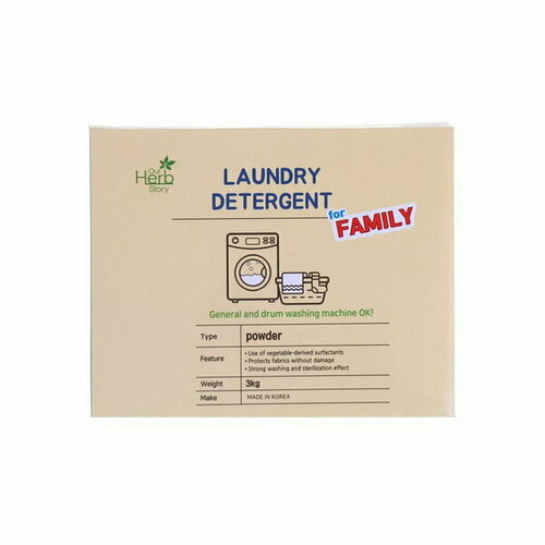 Порошок для стирки for Family 3 кг 1854₽