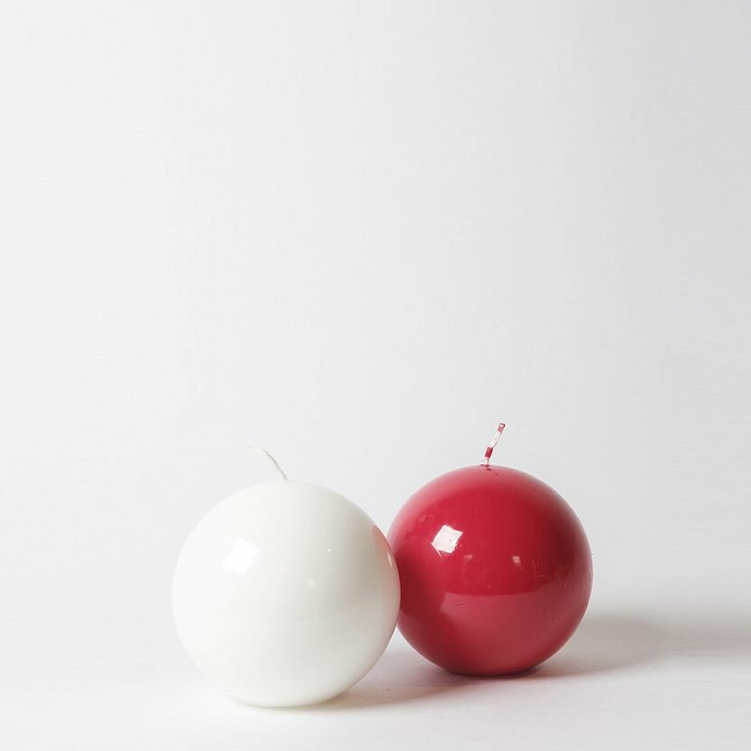 Ball White Свеча — фото 1