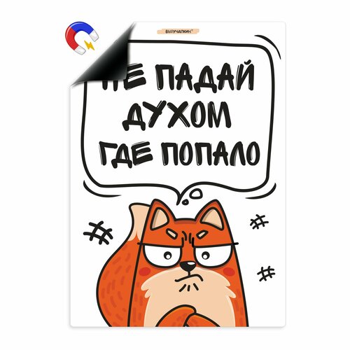 Магнитный мотиватор Не падай духом где попало Выручалкин 399₽