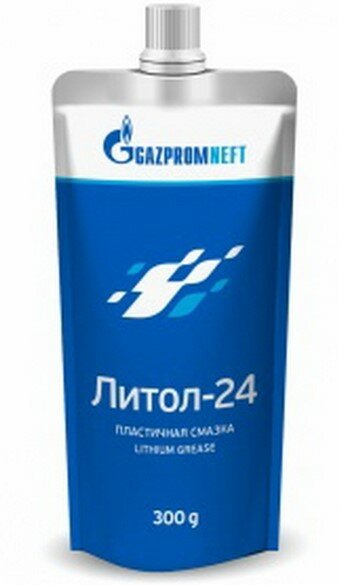 Литол 24 Gazpromneft антифрикционная дой-пак 0,3 кг GAZPROMNEFT 2389907073 | цена за 1 шт