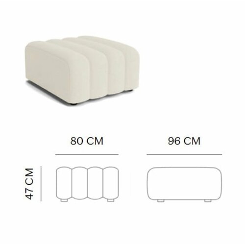 Модульный Пуф-Банкетка HALF