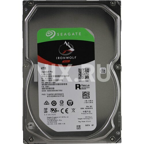 Жесткий диск Seagate IronWolf Pro ST4000NE001