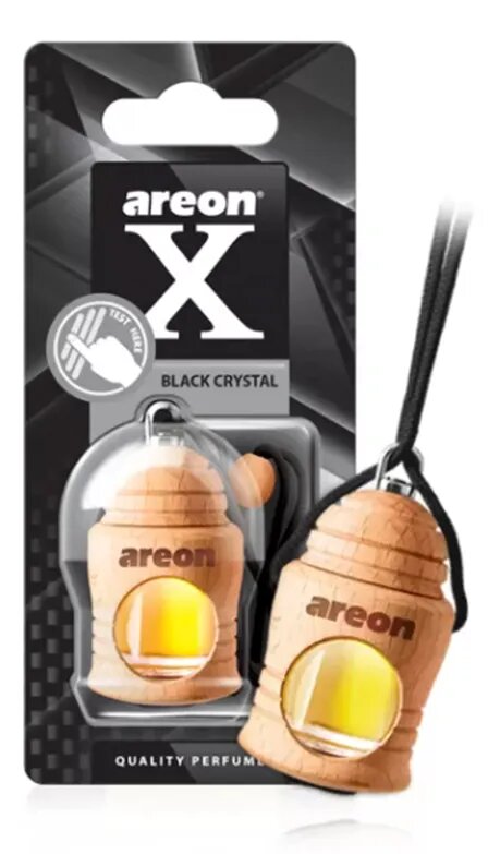Ароматизатор на зеркало Areon fresco бутылочка Xver черный кристалл
