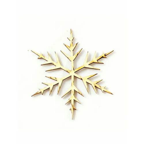 Деревянные заготовки Декупаж Снежинка 3 шт