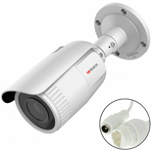 HiWatch DS-I256ZB 2Мп 28-12 мм - камера видеонаблюдения IP уличная цифровая цилиндрическая IP-видеокамера для улицы с EXIR-подсветкой до 50м 1920x1080 Full HD CMOS 129 1629000₽