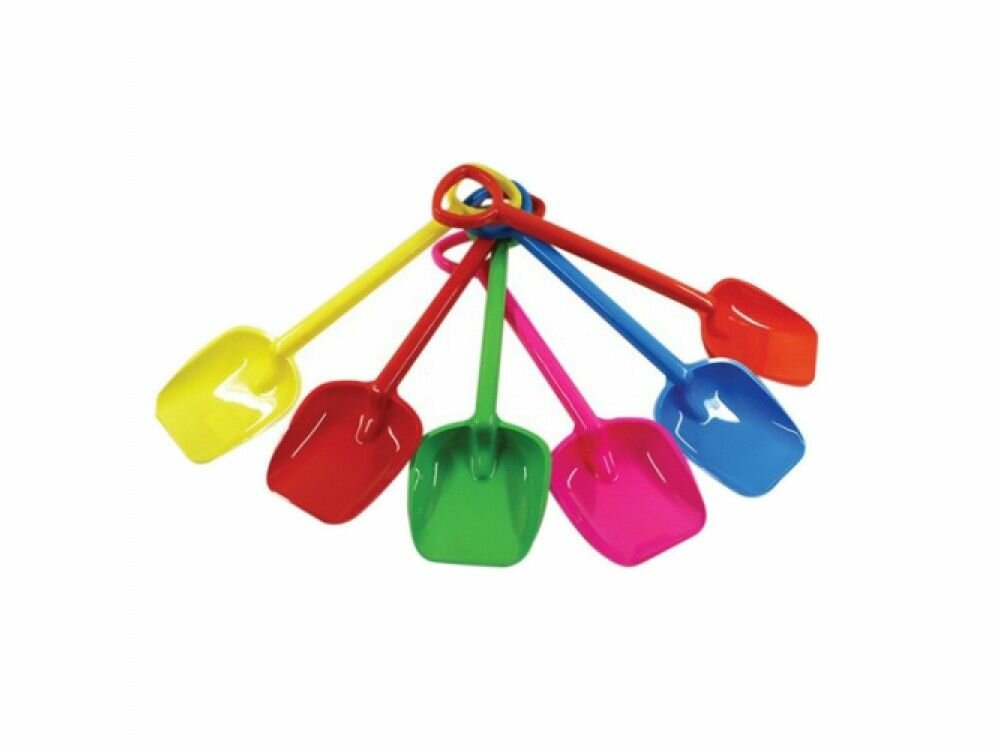 Лопата детская снеговая пластиковая литая Снежок