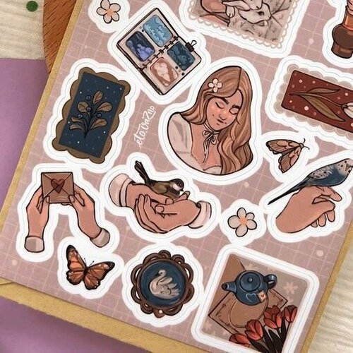 Стикерпак Нежно А5 480₽