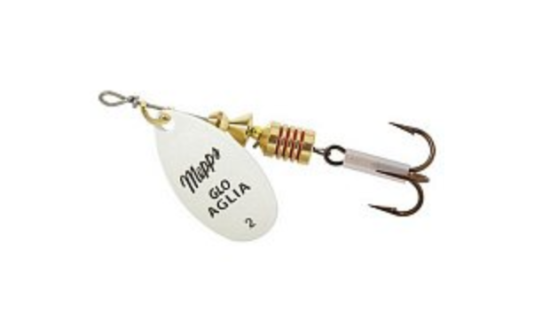 Вращающая блесна из латуни Mepps Aglia Phospho №2 4,5г