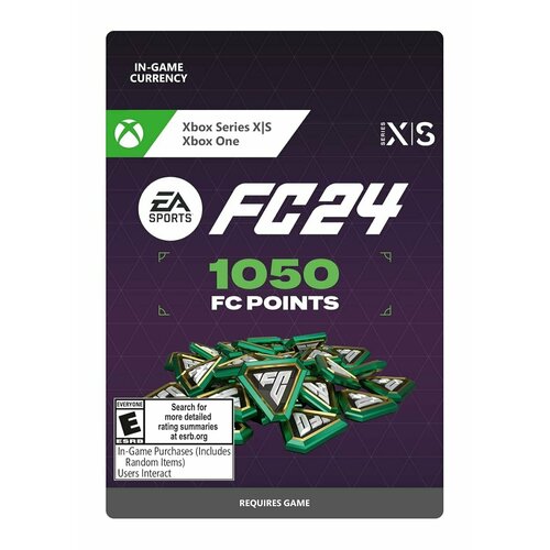 Пополнение EA SPORTS FC 24 POINTS 1050 Xbox One Series S Series X Все страны 159900₽