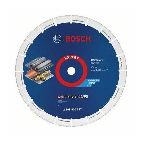 Отрезной диск 355 мм 2608900537 Bosch Power Tools 4059952536866 75236₽