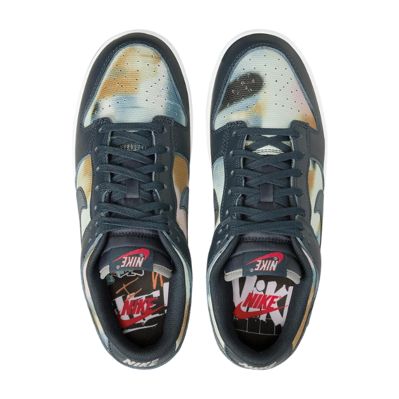 Кроссовки NIKE Dunk Low Retro, размер 8.5us 42eu 26.5cm, синий — фото 1