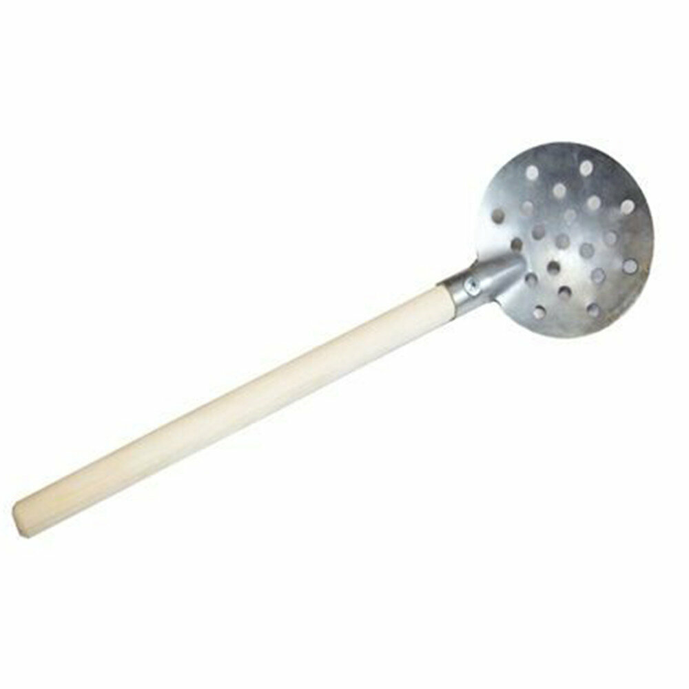 Черпак для льда, для зимней рыбалки, с деревянной ручкой